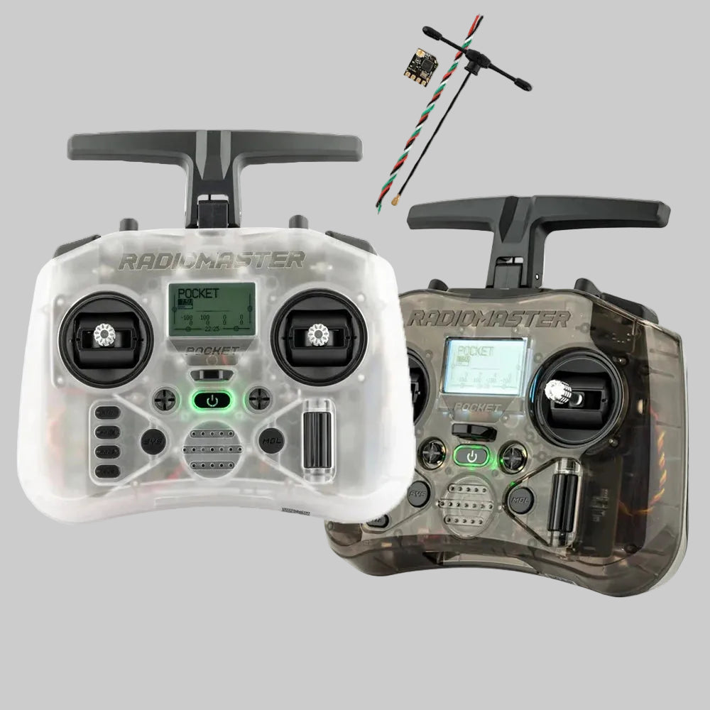 RADIOMASTER Pocket Radio Controller M2 FCC/LBT Hall Gimbal EdgeTX Transmitter ELRS CC2500 with BAT RP1 Receiver for FPV Drone