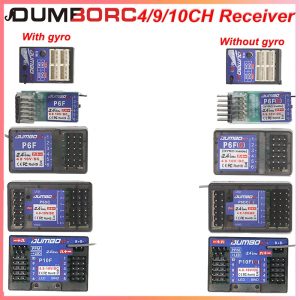 DUMBORC P6FG P10FG P6DC P4FMG 4CH 6CH 10CH Mini Receiver 2.4G 4.8-10V Voltage Return for X6 DDF-350 Transmitter RC Car Boat Tank