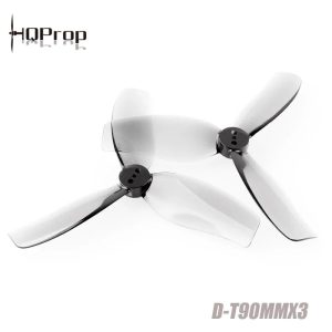 4 pairs  HQPROP DT90mmx3 D90/T90, Aperture 1.5mm/5mm, 3.5-inch, Three Blade Propeller, Used For RC DIY FPV Racing Drone