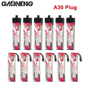 GAONENG GNB 550mAh 1S 3.8V 100C 200C HV Lipo Battery With A30 Connector For RC FPV Drone DIY Plug VS BETAFPV BT2.0 450mAh 1S