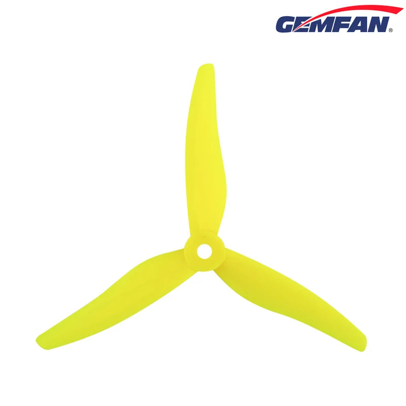 4PCS/ 2Pairs Gemfan 51466 V2 5inch 3 Blade/Tri-Blade Propeller Props FPV Brushless motor For FPV Racing Drone 6 Colors Yellow - Image 8