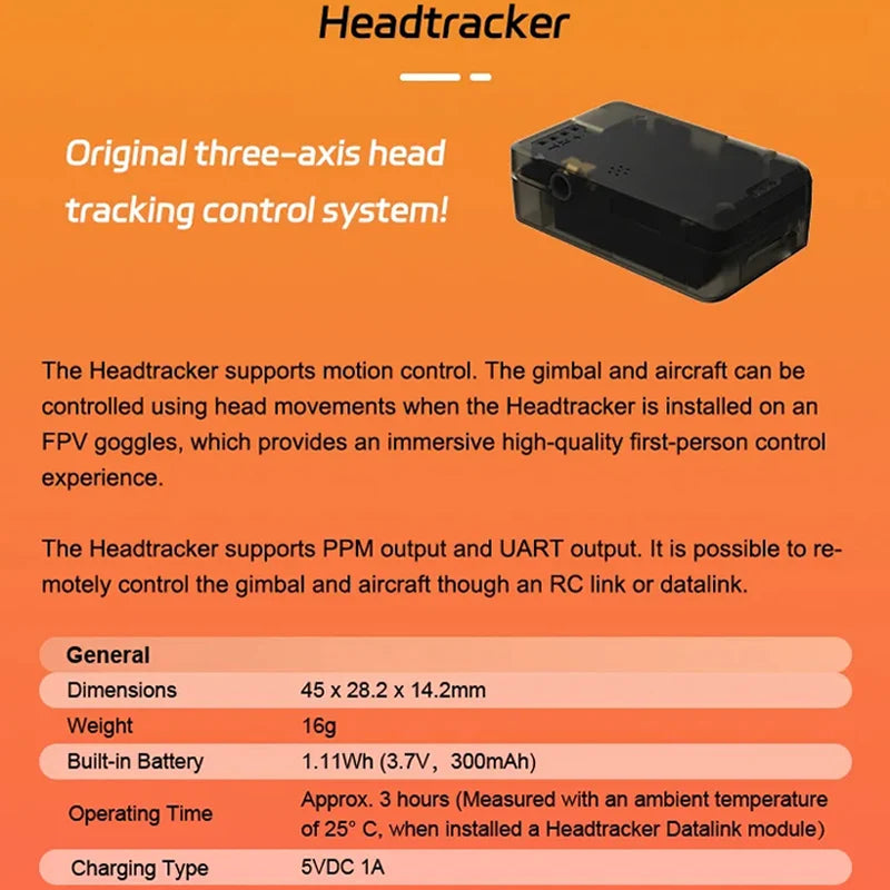 XF Robot Headtracker Module FPV Three Axis Module PPM/UART Output For DJI O3/DJI Vista/Caddx Avatar/Moomlight VTX RC FPV Drone - Image 6