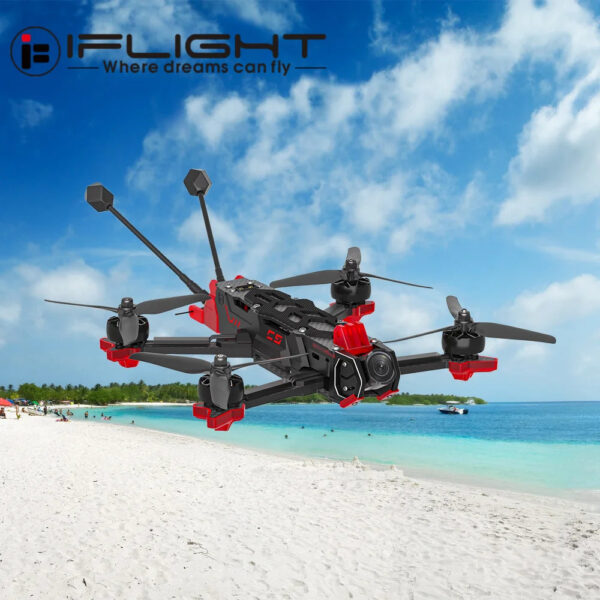 iFlight Waterproof Version CineFlow 5 O4 6S HD 5inch Drone BNF with XING2 2207 2050KV motor/O4 Pro for FPV Cinematic Freestyle