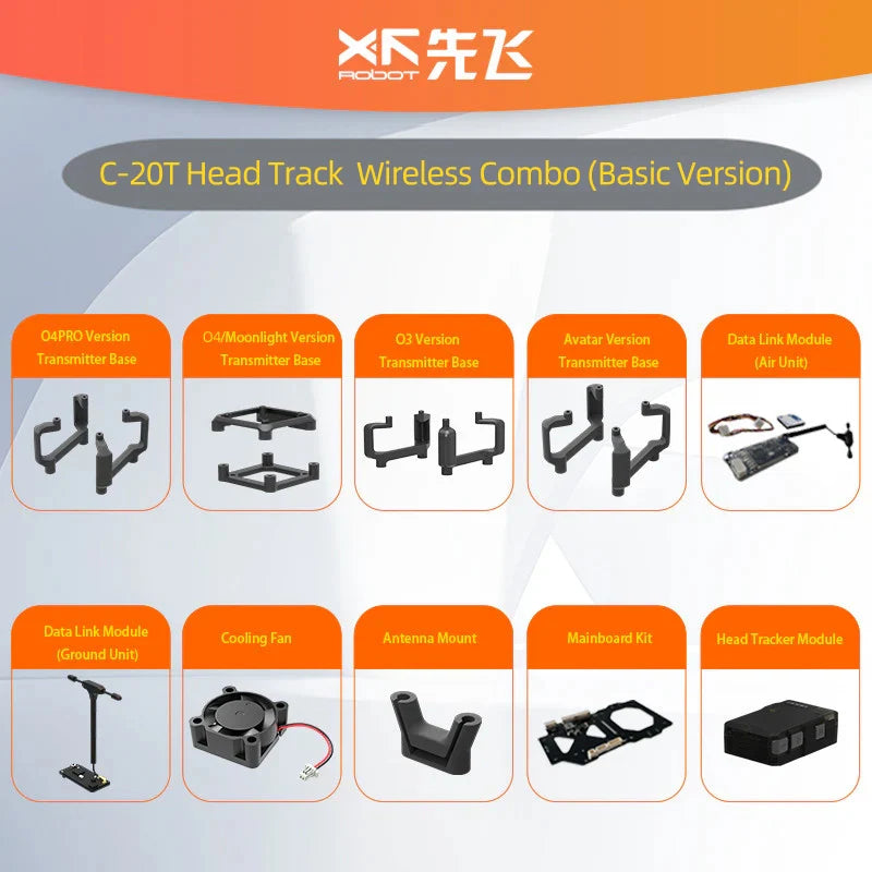 XF Robot Headtracker Module FPV Three Axis Module PPM/UART Output For DJI O3/DJI Vista/Caddx Avatar/Moomlight VTX RC FPV Drone - Image 7