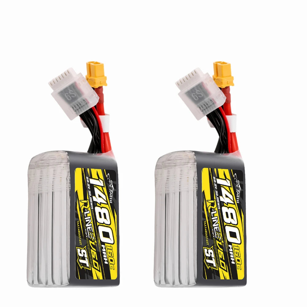 Tattu R-Line 6.0 1480mAh/1600mAh 6S 160C 22.2V Lipo Battery For RC Helicopter Quadcopter FPV Racing Drone with XT60 Plug - Image 9