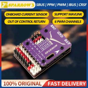 LF LEFEI Sparrow 3 V3 OSD Flight Controller FC BS180 GPS Gyro Stabilization Return Home Support SBUS PPM PWM IBUS CRSF FOR RC