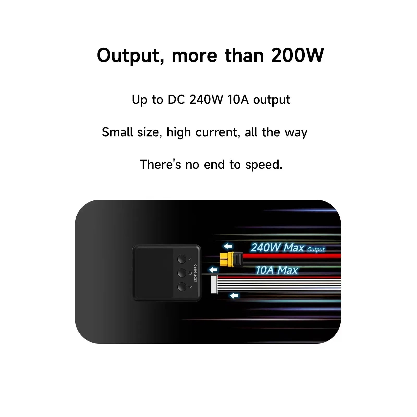 ISDT 608PD Lipo Balance Charger Discharger 240W/10A DC & 140W/5A PD Smart Digital Charger for LiPo/LiFe/LiHV RC Batteries - Image 4