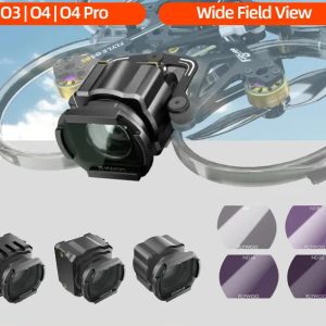 FLYWOO O4 Lite Wide-Angle Lens 155° FOV Wide Field View For DJI O3/O4 O4 PRO Camera Frame FPV Quadcopter Drone Accessory