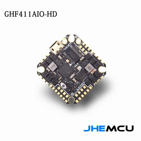 JHEMCU GHG474AIO OSD Flight Controller Built-in 45A BLheliS 2-6S 4in1 Brushless ESC for Toothpick RC FPV Racing Drone