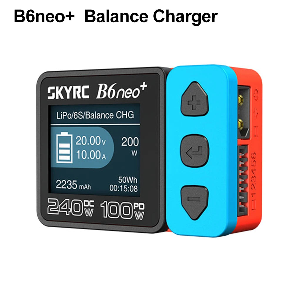 SkyRC NEW B6neo+ DC 240W PD 126W Smart Charger Battery Balance Charger SK-100211 B6 neo+ B6NEO Compact Charger Discharger - Image 7