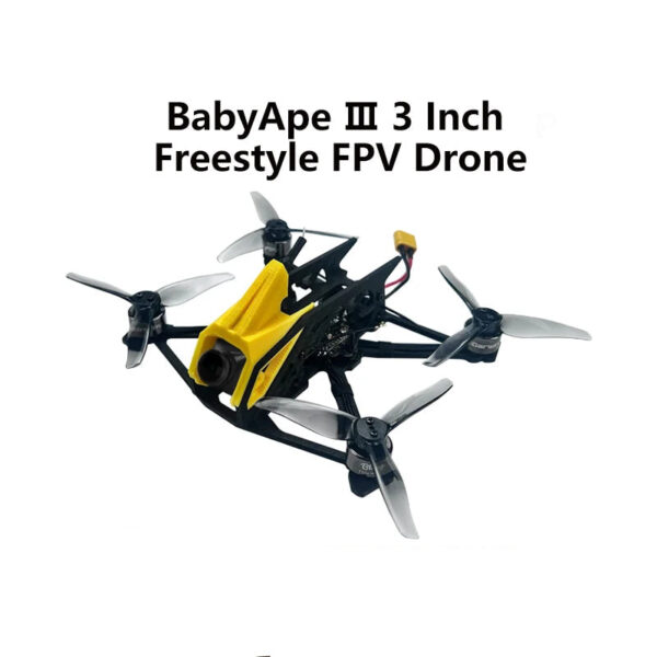 DarwinFPV  2025 NEW BabyApe Ⅲ Analog BNF 3 Inch Freestyle FPV Drone Bling 1104-5000KV Motor  F411 15A ELRS AIO