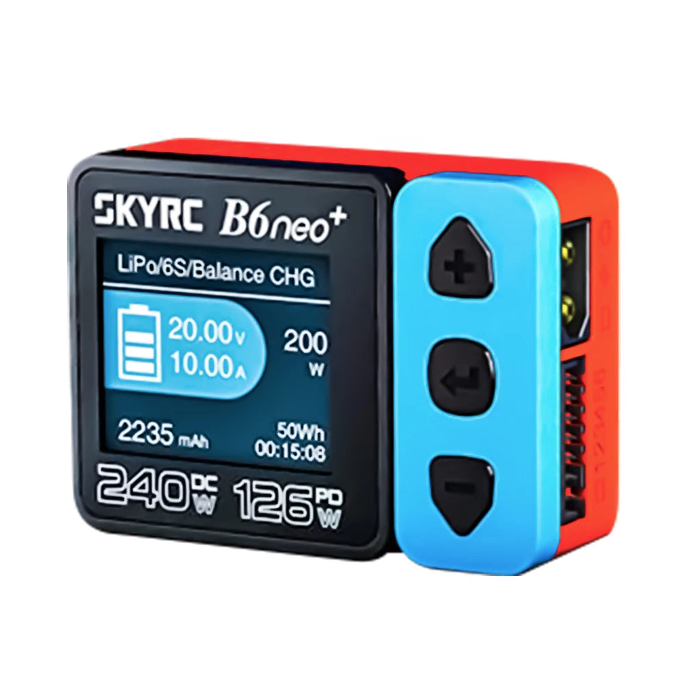 SkyRC NEW B6neo+ DC 240W PD 126W Smart Charger Battery Balance Charger SK-100211 B6 neo+ B6NEO Compact Charger Discharger - Image 6