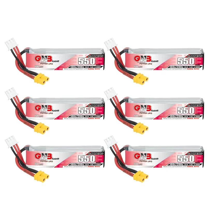 GNB HV 7.6V 550mAh 100C/200C Lipo Battery Tinyhawk For RC Helicopter Quadcopter FPV Racing Drone Spare Parts 2S Battery - Image 12