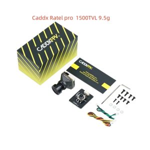 CADDX Ratel Pro 1500TVL 9.5g Ultra Light FOVD NTSC/PAL CMOS FPV Starlight Night Vision Camera for FPV RC Drone