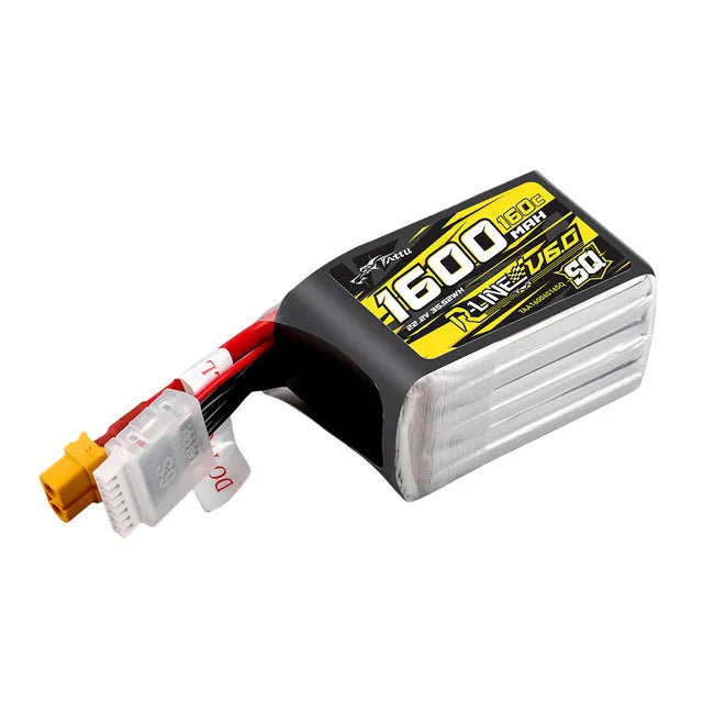 Tattu R-Line 6.0 1480mAh/1600mAh 6S 160C 22.2V Lipo Battery For RC Helicopter Quadcopter FPV Racing Drone with XT60 Plug - Image 13