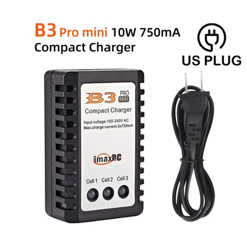 IMAX B3 PRO Lipo Battery Compact Charger 7.4V 11.1V 2S 3S 110-240V Lipo Power Supply Charger EU Plug For RC Helicopter Parts - Image 8
