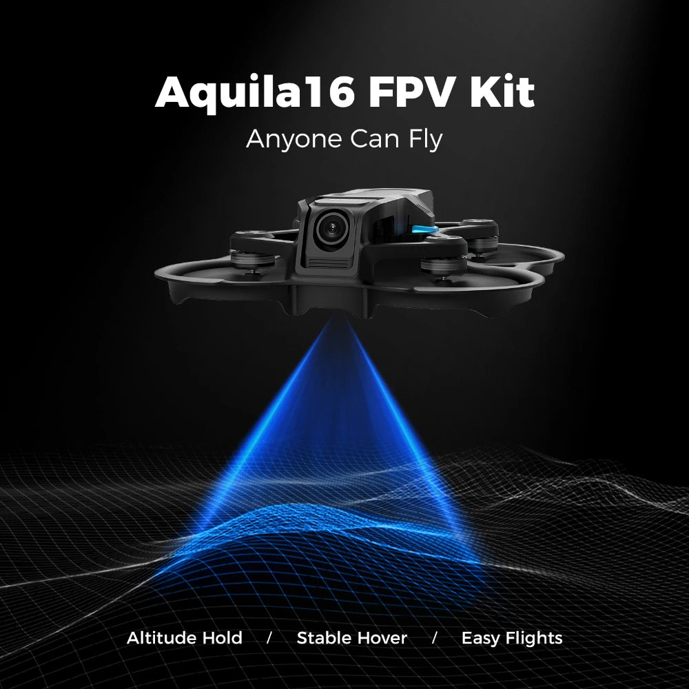 BETAFPV Aquila16 FPV Kit ELRS 2.4G LiteRadio 2 SE VR03 FPV Goggles Aquila 16 25-350mW VTX 1102 18000KV Brushless Motor - Image 4