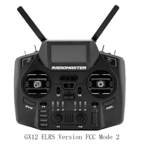 Hot Sale Radiomaster GX12 1000HZ 3D Digital CNC Hall Gimbal Dual Band Antenna Gemini XROSSBAND EXpressLRS Radio Controller - Image 7